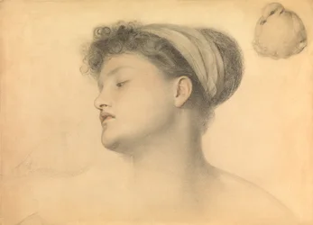 Étude pour Fille avec des colombes